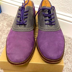 Cole Haan Air Colton saddle Sz 8.5 grape